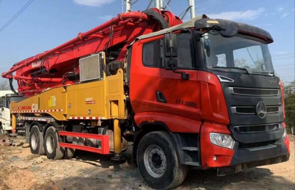 Réparation et équipement de camions de pompage de béton 49m pompe à trois sections et plus camions de pompage de béton montés