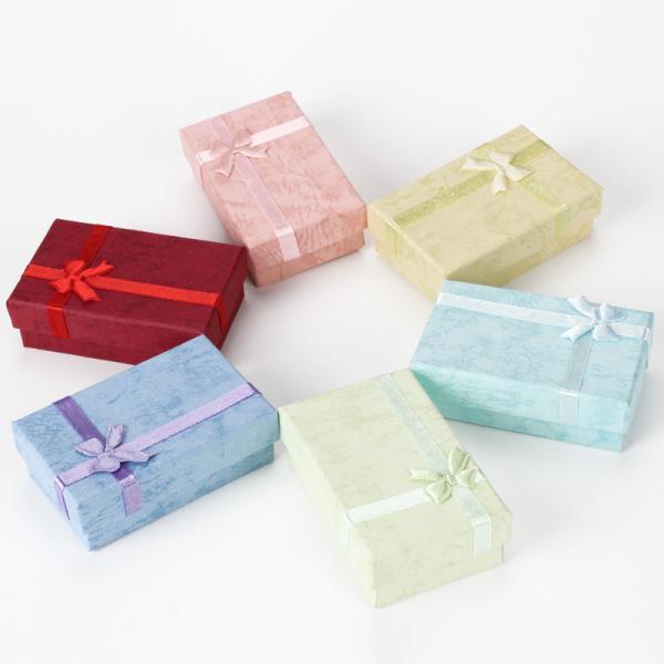 Caixas de embalagem de presente de joias de papel luxuosas personalizadas pequenas grandes e médias L * W * H cm