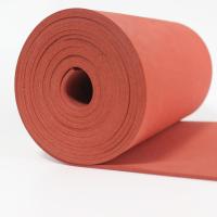 Folha de borracha de esponja de silicone de células fechadas Impressão de tecido Superfície 0,5 - 1,0 g/Cm3 Densidade