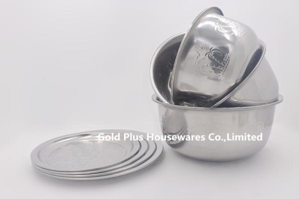 20cm Stainless Steel Basin Kitchen Round Soup Stock Pot With Cover