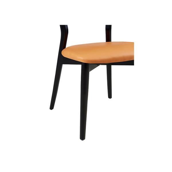 Household Artificial Leather Sponge Padded Dining Chairs