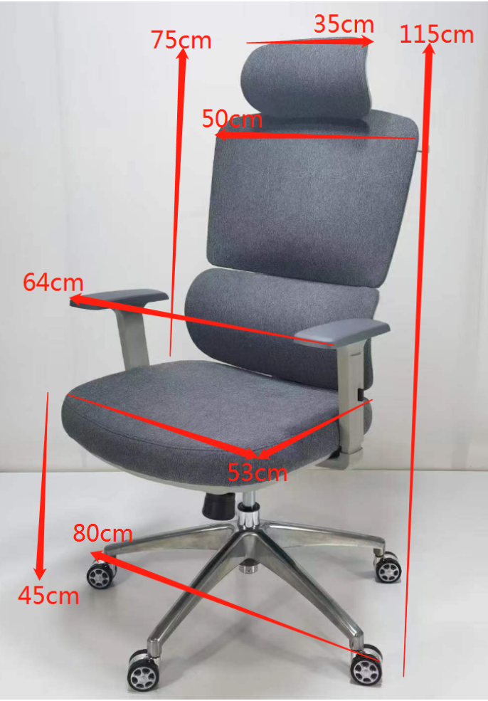 4 Legs PP Stackable Meeting Chair Fixed For Office / Conference