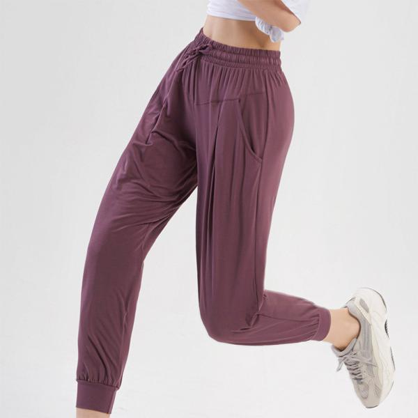 Champion Women's Jersey Joggers Pocket Yoga Pants Loose Breathable