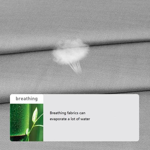 Мужская голубая полоса длинный рукав не гладить формальное платье из бамбуковых волокон рубашка для мужчин