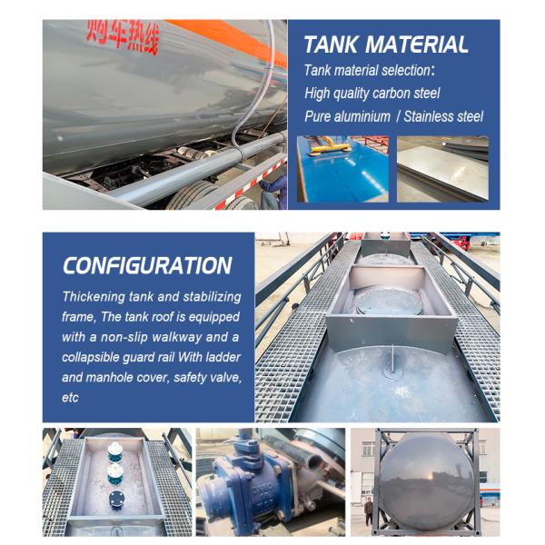 20FT ISO Container Tank 2500 Liters Capacity For Chemical Liquid