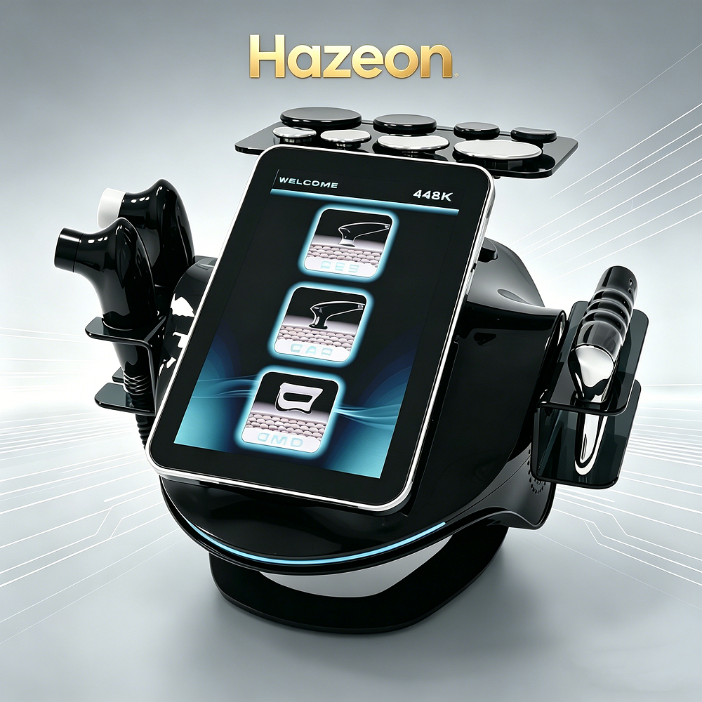Hazeon 448KHZ Tecar Therapy Machine RES CET RF Energy Transfer Diatherapy Device