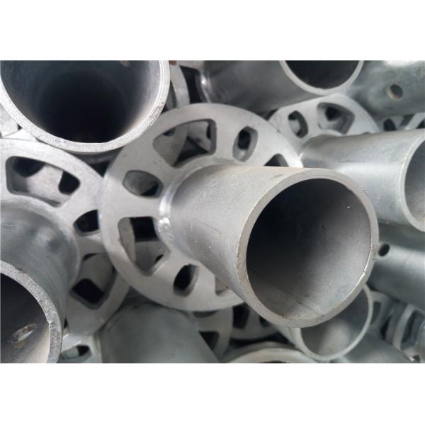 Hot Dip Galvanized Ringlock Scaffolding System Gravity Self - Locking