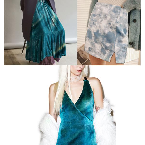 57 inch Polyester Velvet Velour Fabric Tie Dye Velvet Fabric Floral Printed