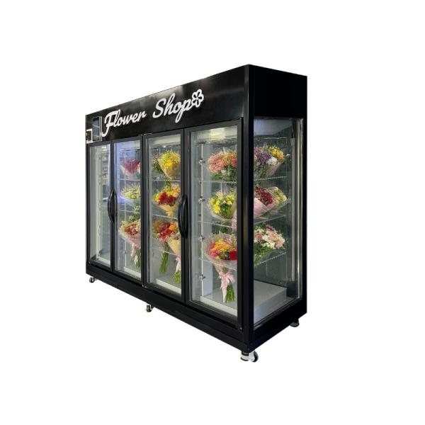 Smart Flower Vending Machine with 10 inch Touchscreen, Android 11.1 OS, and 32 Lockers for Fresh Flowers Preservation