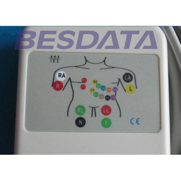 10 Leads ECG EKG Cable IEC Needle / Clip / Banana Electrode Compatible BJ-901D