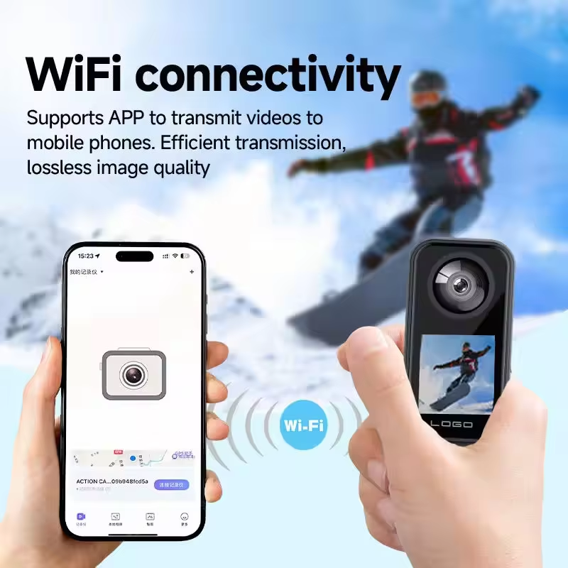4K HD Smart Pocket Camera Infrared Night Vision Body Camera Clip Camcorder Audio Recording