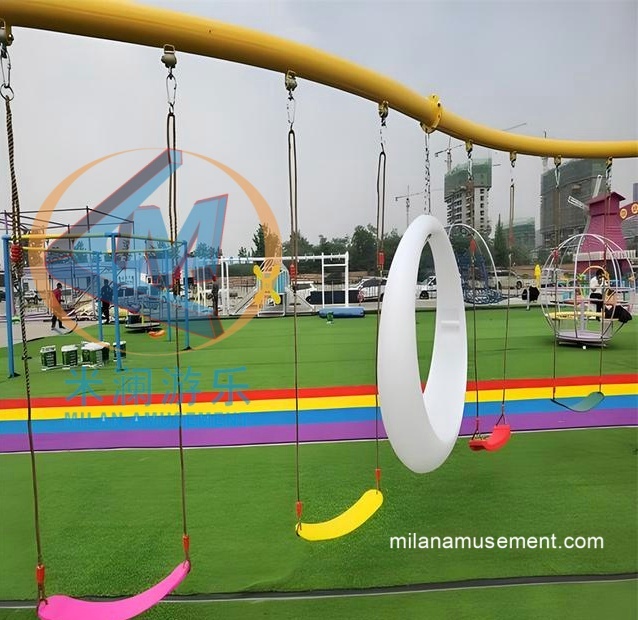 Customized Non-Powered Swing – Safe, Durable & Creative Outdoor Playground Equipment for Kid's Play Area