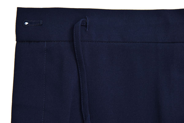 Custom Slim Fit Tailored Trousers , Custom Mens Pants Navy All Season