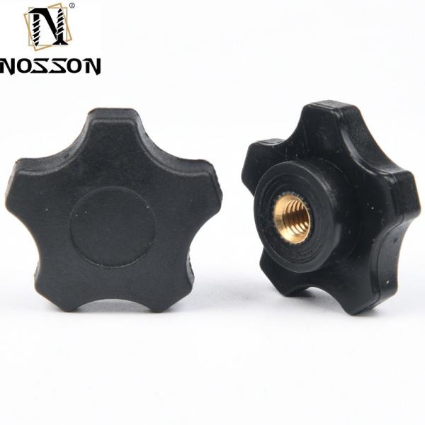 Black Oxide Finish Healthcare T-Head Plastic Knob for Easy Clamping and Tightening in Automotive Industry