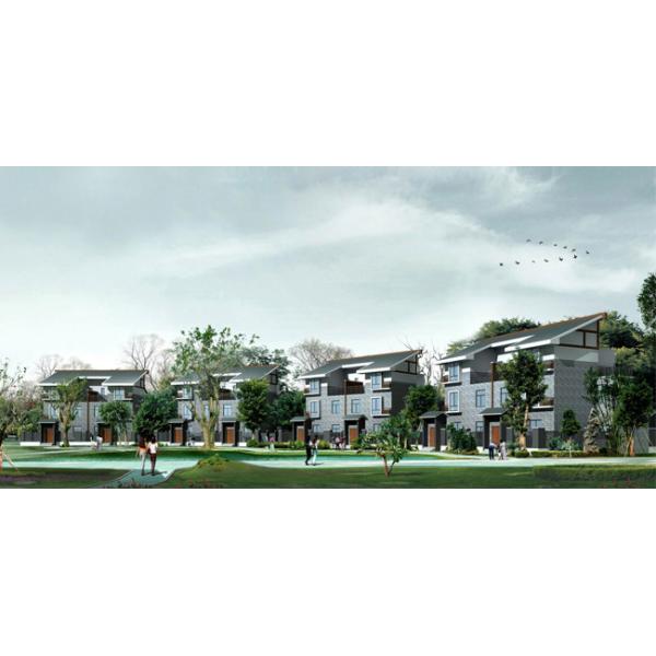 Two Floor Light Steel Villa House / Mobile Prefabricated Houses Australia Standard