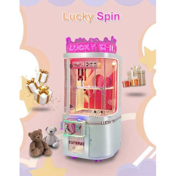Lucky Spin Arcade Coin Operated Mini Claw Machine Doll Vending Machine