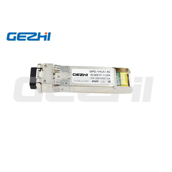 10Gps CWDM SFP+ Optical Transceiver Module 80km