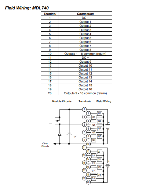 Ge Ic694mdl740 вывел наружу модуль 12/24 VDC 0,5 Amps части Plc Ge Emerson логики 16 пунктов положительные
