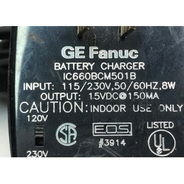 The IC660BCM501 is a handheld monitor battery charger from the GE Fanuc Genius I/O family