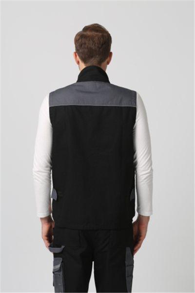 Cordura® Reinforcement Indoor And Outdoor Mens Work Vest Velcro Fastener