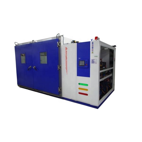 Gran cámara de ensayo de estabilidad de control de temperatura del espacio de ensayo con control de humedad