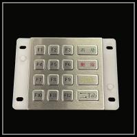 Prenda impermeable numérica de acero inoxidable IP65 del telclado numérico de la matriz 4x4 del teclado del metal