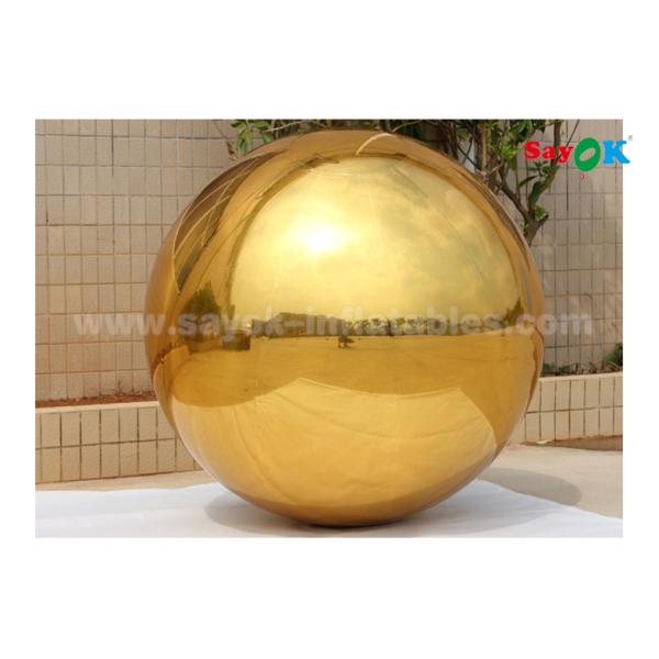 шарик зеркала золота ПВК 1м раздувной для крытого свадебного банкета украшения