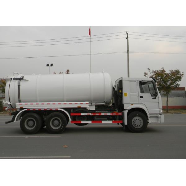 Тележка всасывания нечистот вачуумного насоса, тележка 18CBM LHD 336HP чистки септического бака