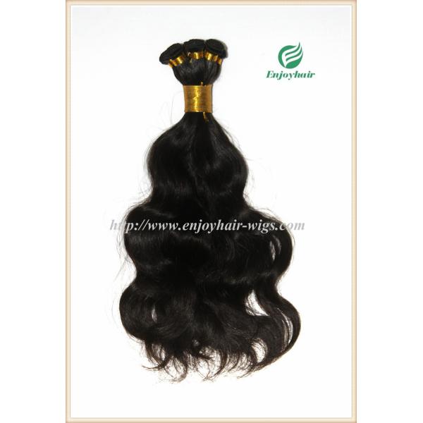 Hand tied weaviing Malaysian virgin remy hair,body wave hair extension no shed no tangle