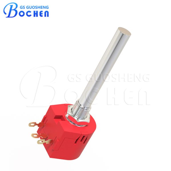 TW1502ka Wirewound Potentiometer Single Turn Long Metal Shaft Rotary Resistor