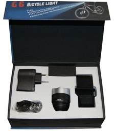 360 вращанного градусов велосипеда всадника Nite держателя освещают яркие света велосипеда 4400Mah для катания ночи