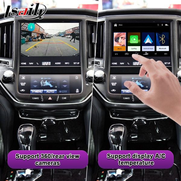 Apple CarPlay Interface for Crown S210 AWS210 GRS210 GWS214 GWS215 Majesta Athlete Royal Saloon Integrated Android Auto, Reverse Camera, AC Climate