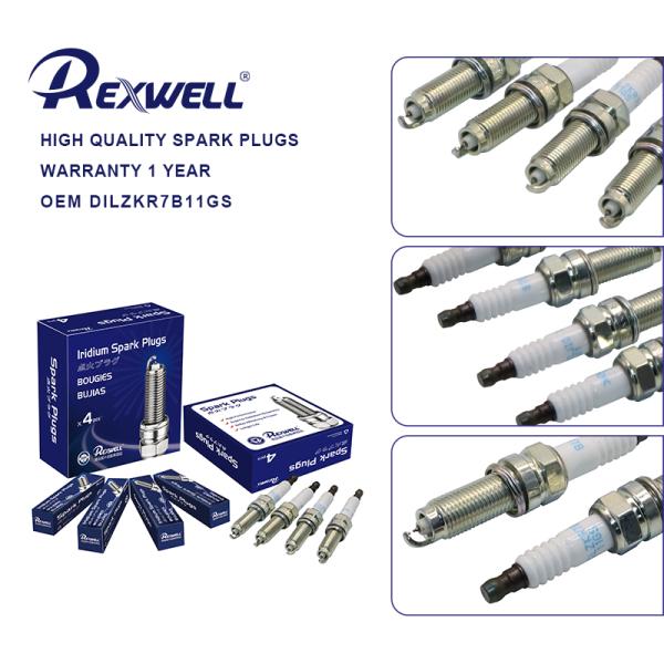 12290-R1A-A01 267700-7580 DILZKR7B11GS Autos Universal Doble Iridio Bujías para HONDA CIVIC piezas de repuesto