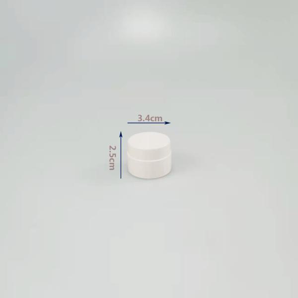 Шелковое печать 5g 10ml 10g 15ml 30g 1 унция пластиковые PP пустые черные ногти УФ гель банки