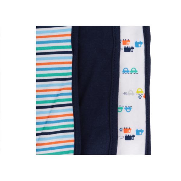 Lightweight Newborn Baby Burping Towels Assorted Lined Terry Cloth Burp Rags