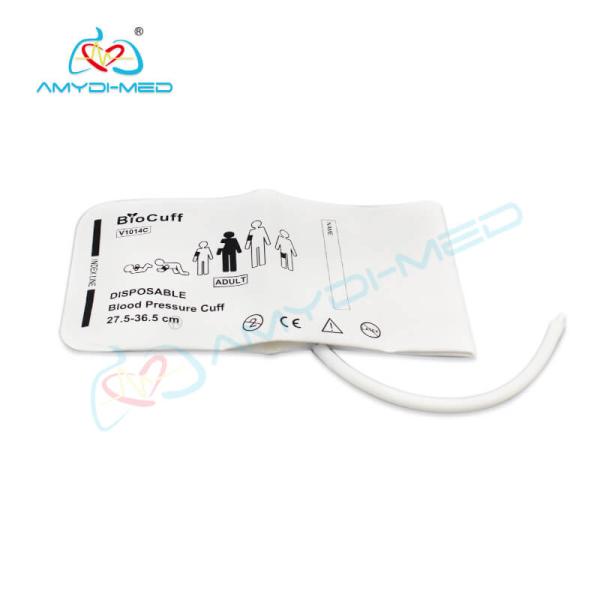 Adult Disposable NIBP Cuff Single Tube 36.5cm Non Woven Adult Nibp Cuff