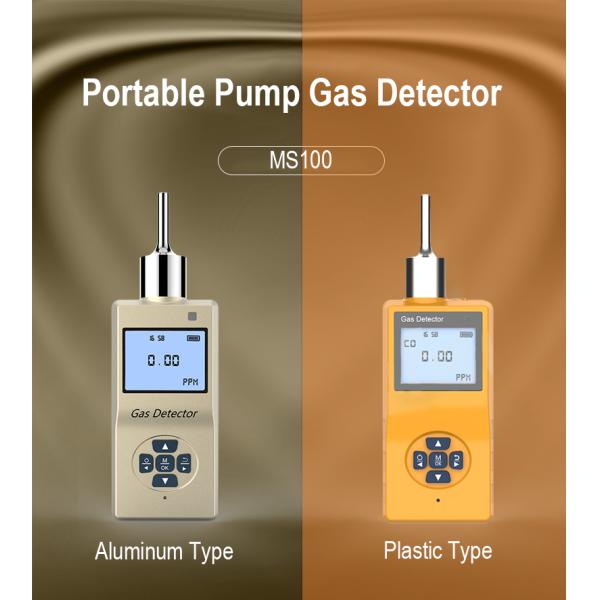 Ms100 Plastic Suction Pump Single Gas Detector For Petroleum Petrochemical