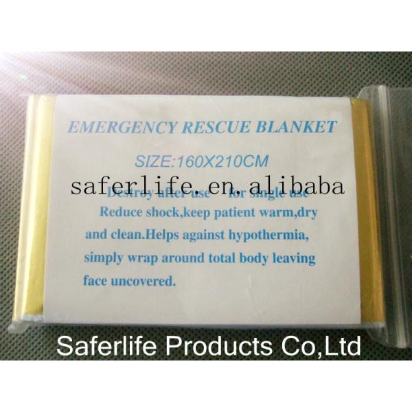 Mantas de Primeros Auxilios, Manta de Rescate de Aluminio Color Plateado y Dorado