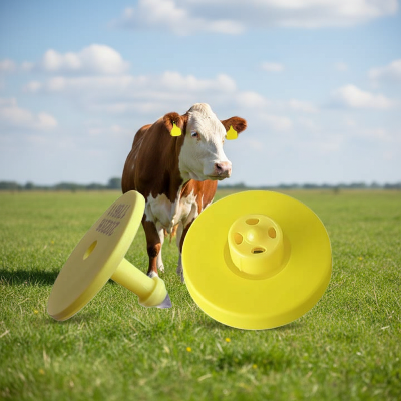 Custom FDX-B HDX 134.2khz Lf EM4305 round TPU RFID Animal Ear Tag Livestock Electronic Eartags for Cattle Pig Sheep COW