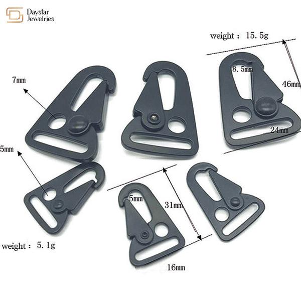 Пряжка Webbing Carabiner аксессуаров металла, пряжки ворот весны крюка Olecranon щелчковые