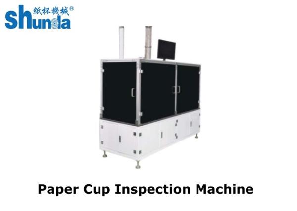 Système d'inspection visuelle de SHUNDA pour la machine à grande vitesse de tasse de papier en tant qu'équipement accessoire