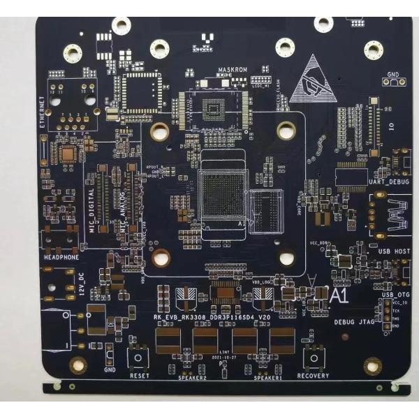 Resin plug hole 6l board TG170 ENIG PCB Customized Printed Circuit Board