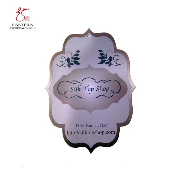 Pantone Printing Hair Extensions Packaging Box Paper Products 350gsm