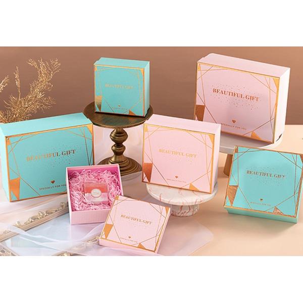 Hot Stamping Lift-Off Lid Rigid Paper Box For Gift Set Packing