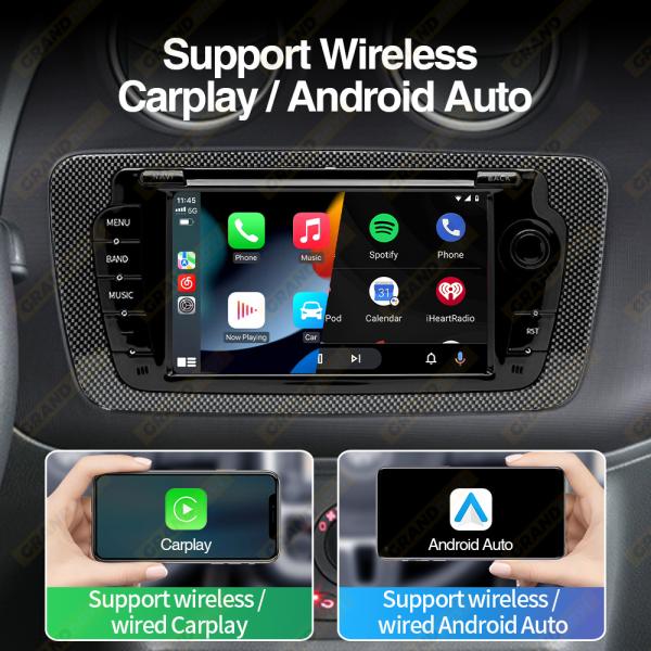 Car Radio Android for Seat Ibiza MK4 6j 2009-2013 Carplay 7inch Multimedia Player Autoaudio Head Unit 2Din Car Stereo Navigation GPS