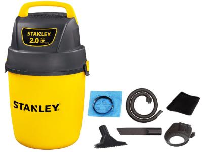 2 Gallon 2 HP Small Wet Dry Vacuum Cleaner Single Stage Tank PP Material