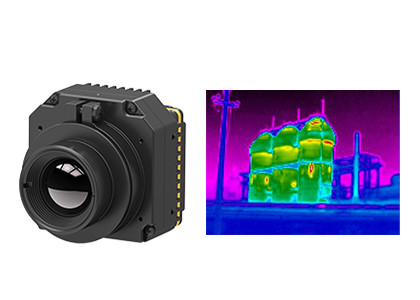 Uncooled LWIR Thermal Imaging Security Camera Module with 384x288 Resolution and Low Power Consumption in Compact Size