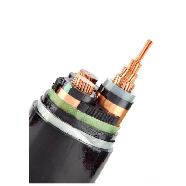 Ленты сердечника электрического кабеля 3 CU/XLPE/STA/PVC кабель бронированной стальной Armored высоковольтный