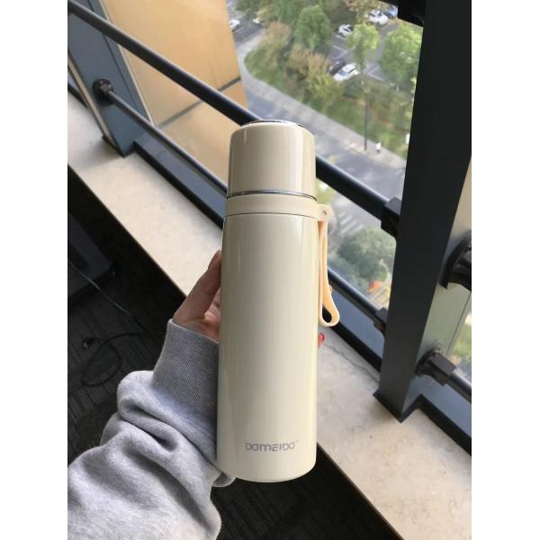 500ml Stainless Steel Water Bottle Portable Double-wall Insulated Water Cup for All