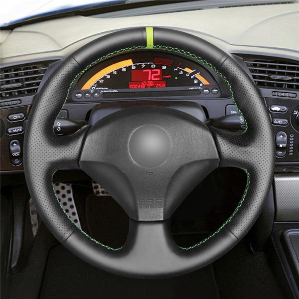 Customized PU Leather Steering Wheel Cover for Honda S2000 2000-2009 Civic SI Insight